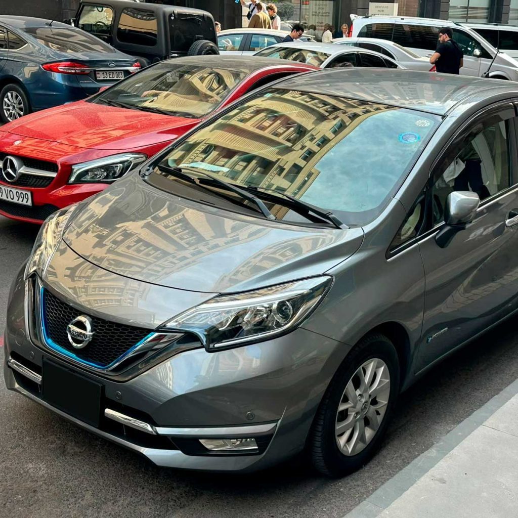 Nissan compact car for rental in Yerevan